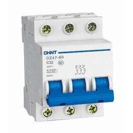 DZ47-60C 3P 25A 4.5kA х-ка C Автоматический выключатель (CHINT)