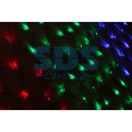 Гирлянда - сеть Чейзинг LED 2*1.5м (288 диодов), КАУЧУК, МУЛЬТИ