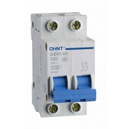DZ47-60B 2P 02A 4.5kA х-ка B Автоматический выключатель (CHINT)