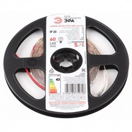 ЭРА Лента светодиодная LS2835-60LED-IP20-WW-eco-5m 