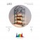 Теплица ЭРА FITO-House - 4 со светильниками в комплекте 4 яруса 1250х690х300 мм